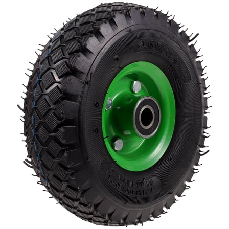 ITSELFER Garden Cart Mute Wheel Replacement Tyre Garden Lawn Mower Cart Replacement Tyre