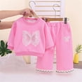 thumbnail image 4 of LvhaoGJOB Little Kids Girls Sweatshirt and Pants Outfit Set - Multi-Pocket, Fleece Lined, 4 of 8