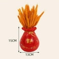 thumbnail image 5 of Baoblaze Feng Shui Figurine Flower Vase Creative Desktop Ornament Flowerpot for Red, 5 of 6