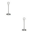 thumbnail image 2 of Baohd Contemporary Table Number Holder Photo Stand for Trendy Hotel Settings Silvery 20cm 2Set, 2 of 6