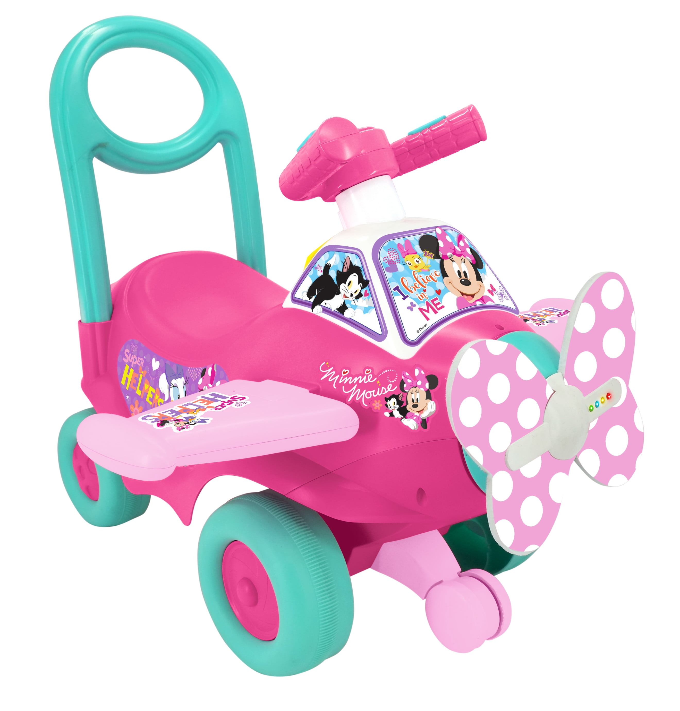 Kiddieland Disney Minnie Mouse Lights and Sounds Activity Plane for Toddlers