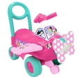 thumbnail image 4 of Kiddieland Disney Minnie Mouse Lights and Sounds Activity Push & Pedal Ride-On Plane for Toddlers, 4 of 9