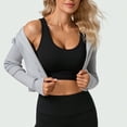 thumbnail image 2 of SOMER Women’s Sports Bra Strappy Back Padded Seamless Workout Bra High Impact Support Stretchy Yoga Tank Top for Gym Running Fitness, 2 of 6