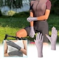 thumbnail image 5 of Aodebiao Women UV Sun Protection Gloves Full Finger Touchscreen Non Slip Gloves Breathable Summer Outdoor Gloves Ice Silk Outdoor Driving Cycling Thin Breathable Gloves, 5 of 5
