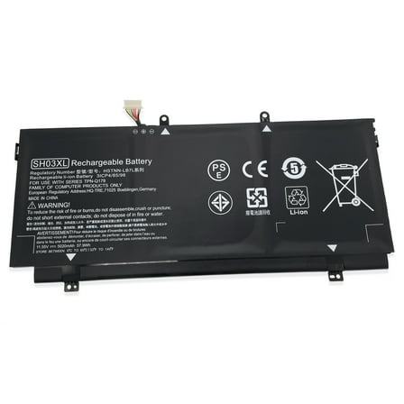 5020mAh SH03XL Replacement Li-Ion Battery For HP Spectre X360 13-AB 13-AC 13-W0 Sereis 13-W023DX 13-W031NG 13-W033NG 13-AC0XX 13-AC023DX 13-AC033DX Laptop