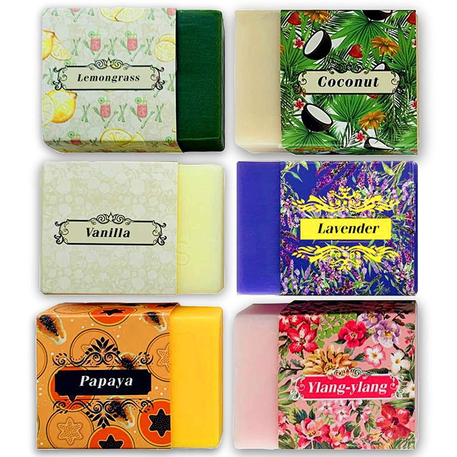 Purelis Naturals Aromatherapy Soap Bars, Artisan Crafted with Natural