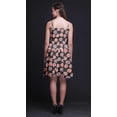 thumbnail image 2 of Bimba Robe Cocktail au-Dessus du Genou Smockée Florale pour Femmes Robe d'Été Fluide-Large, 2 of 5