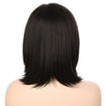 OneDor Women's 14 Inch Straight Short Bob Wig Synthetic Full Hair Wigs ...