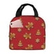 thumbnail image 1 of Easygdp Gingerbread Man Bolsa Térmica Premium - Tela Oxford Impermeable, Gran Capacidad, Bolsillo Frontal, Unisex para Trabajo, Escuela, Actividades al Aire Libre y Picnics, 1 of 8