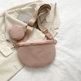 thumbnail image 2 of Bolsa De Hombro Bolsa bandolera de moda de gran capacidad para mujer con asa superior de color sólido para viajes Sywqhk Para Estrenar, 2 of 9