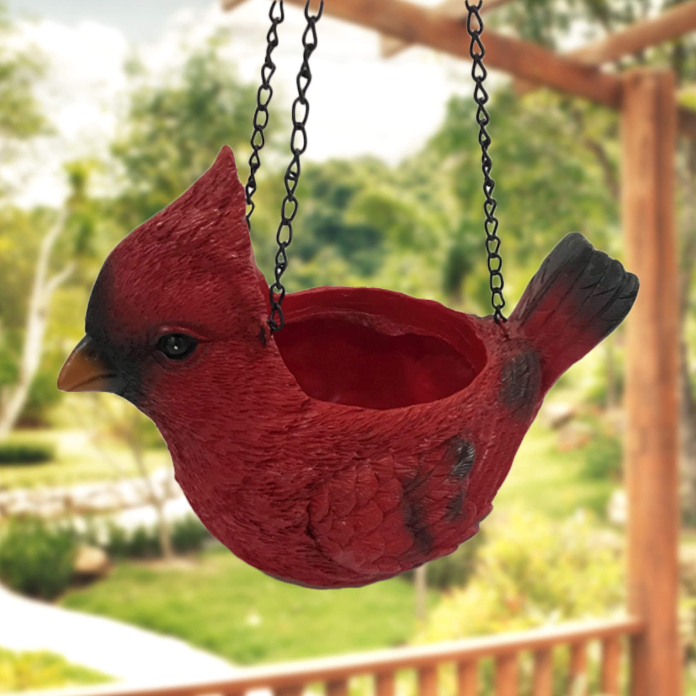 Home & Living Home Décor Indoor Planters Cardinal Hanging Planter Large