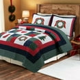 thumbnail image 4 of Wreaths And Christmas Tree 3 Pcs Quilt Set  Bedding Set Bedroom Bed 100%Cotton King Size, 4 of 4