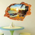 thumbnail image 3 of Vinilo 3D autoadhesivo extraíble que rompe la pared/calcomanía de arte mural decorativa (8001C Sunny Beach (60 x 90 cm)), 3 of 4