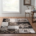 thumbnail image 3 of Linon Home Decor Elixir Area Rug Collection, Gray and Cream, 5' x 7'6", 3 of 5