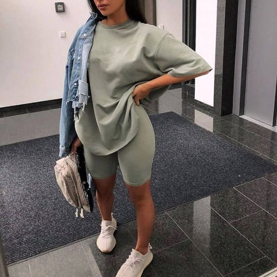 Biker Shorts Oversized Shirt