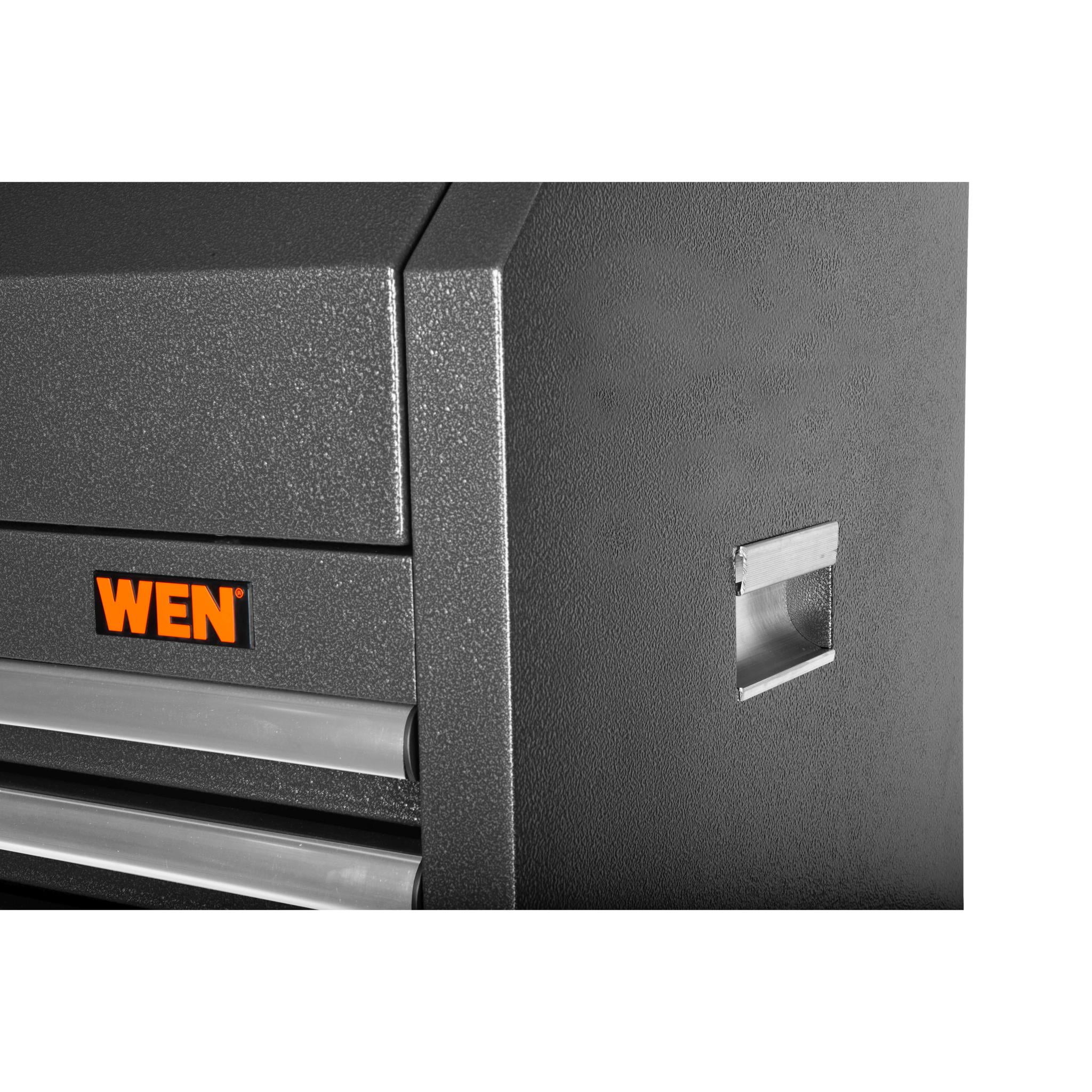 WEN 42-Inch Premium Tool Chest with Heavy Duty 21-Gauge Powder-Coated Steel Construction and Onboard Charging Station (GG421T)