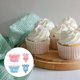 thumbnail image 3 of EeaseMX 24 adornos para tartas de revelación de género, palillos de postre y 24 envoltorios para cupcakes., 3 of 8