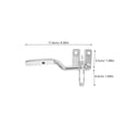 thumbnail image 2 of unbranded Para Puerta De De Aluminio Con Seguro Resistente Para Uso Residencial Industrial, 2 of 8