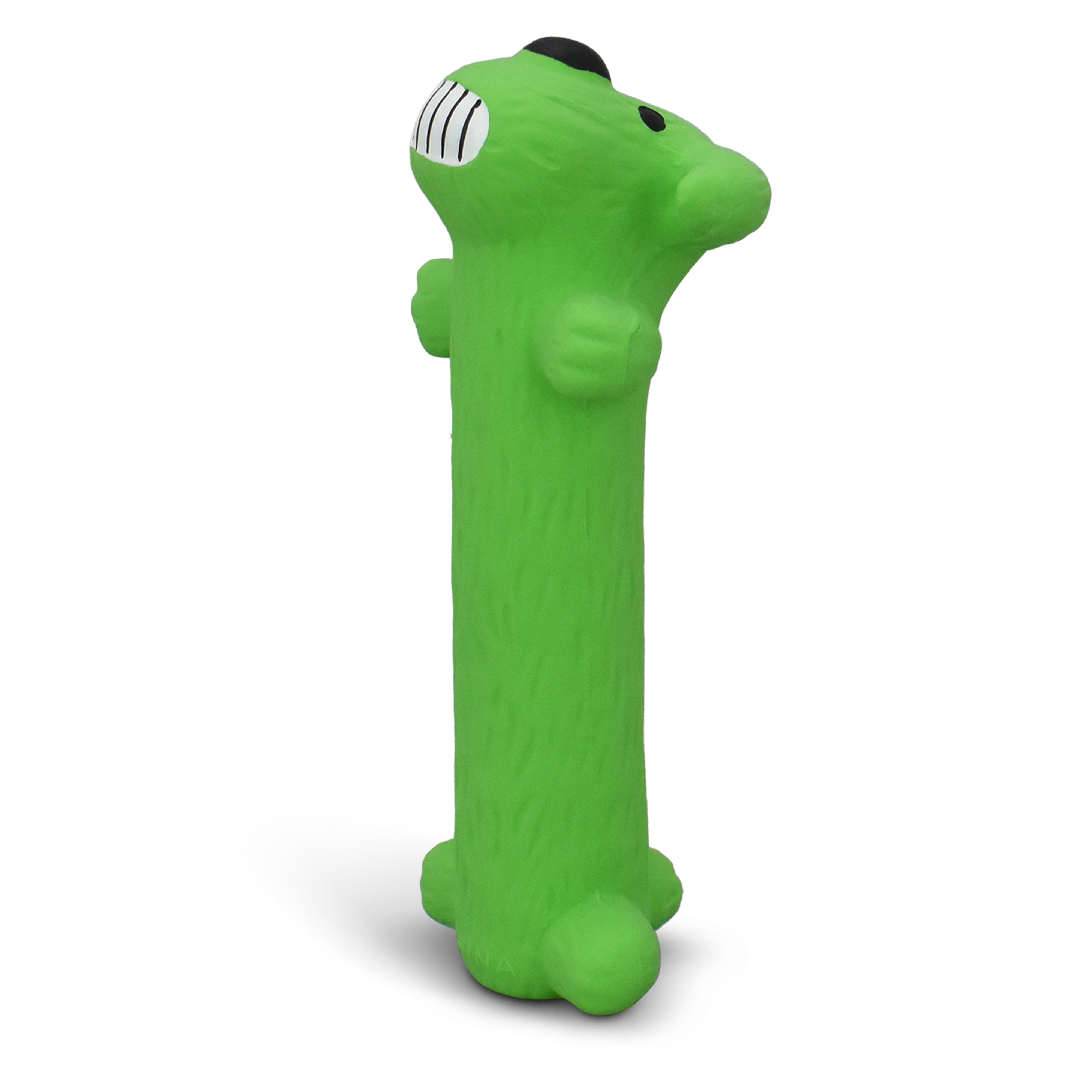 (2 pack) Multipet Smiling Loofa Dog Latex Dog Toy with Squeaker