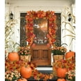 thumbnail image 3 of Nvzi 2 Pcs Artificial Autumn Maple Leaves Garland 5.7Ft/Pieces Fall Garland Hanging Vine Garland Vines Hanging Plants Colorful Fall Decor, 3 of 4