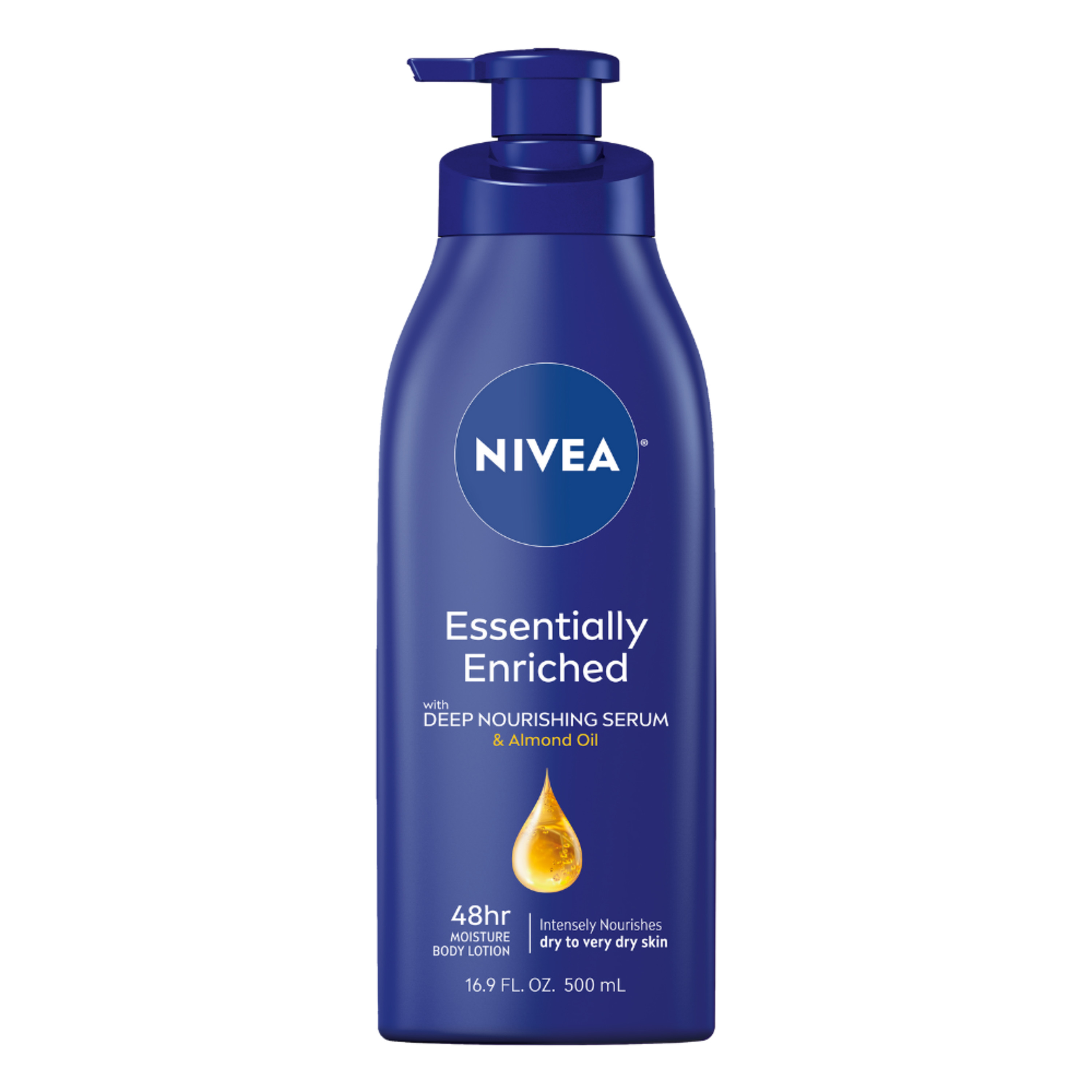 NIVEA Essentially Enriched Body Lotion for Dry Skin, 16.9 Fl Oz Pump Bottle - image 3 of 14