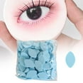 thumbnail image 1 of 100 esponjas de práctica con forma de ojo para practicar pestañas, herramienta de belleza para extensión de pestañas, almohadillas para pestañas Azul, 1 of 10