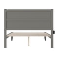 thumbnail image 4 of AFI NoHo Transitional Solid Wood Queen Platform Bed with USB Charger in Gray, 4 of 6