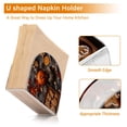 thumbnail image 5 of Standing Dining Table Napkin Holder, Napkin Holder for Table Kitchen Acrylic Paper Tissue Organization, Cookies and Pumpkin, 5 of 9
