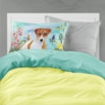 thumbnail image 2 of Carolines Treasures CK1251PILLOWCASE Jack Russell Terrier Spring Fabric Standard Pillowcase, 2 of 2