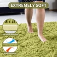 thumbnail image 3 of Alfombra de Área Merelax Moderna Suave Shaggy 150x240 cm Verde, 3 of 7