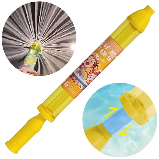 Pistola Juguete Spray para La Playa Al Aire Libre Natación Verano () Amarillo