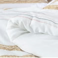 thumbnail image 4 of Chezmoi Collection 7-Piece Boho Clip Jacquard Bed in a Bag Set Queen Size, Taupe Multi-Color Striped Soft Textured Lightweight Comforter Bedding for All Season with Bed Sheets Set, 4 of 9