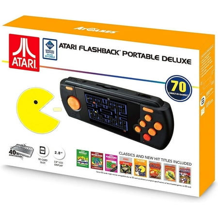 Atari Flashback Portable Deluxe Handheld with 70 (Best Portable Handheld Gaming Device)