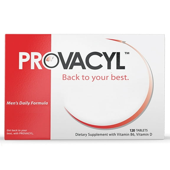 Provacyl Men’s Daily Supplement – Herbal Blend with Amino Acids, 120 Tablets
