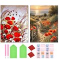 thumbnail image 1 of 5D DIY Con Taladro Entre Flores Del 30x40cm, 1 of 9