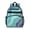Blue and Gold Marble Pattern, variant on Blue and Gold Marble Pattern Cute School Backpack Bag for School with Padded Back and Adjustable Shoulder Straps 15.25"x11.5"x5.25"