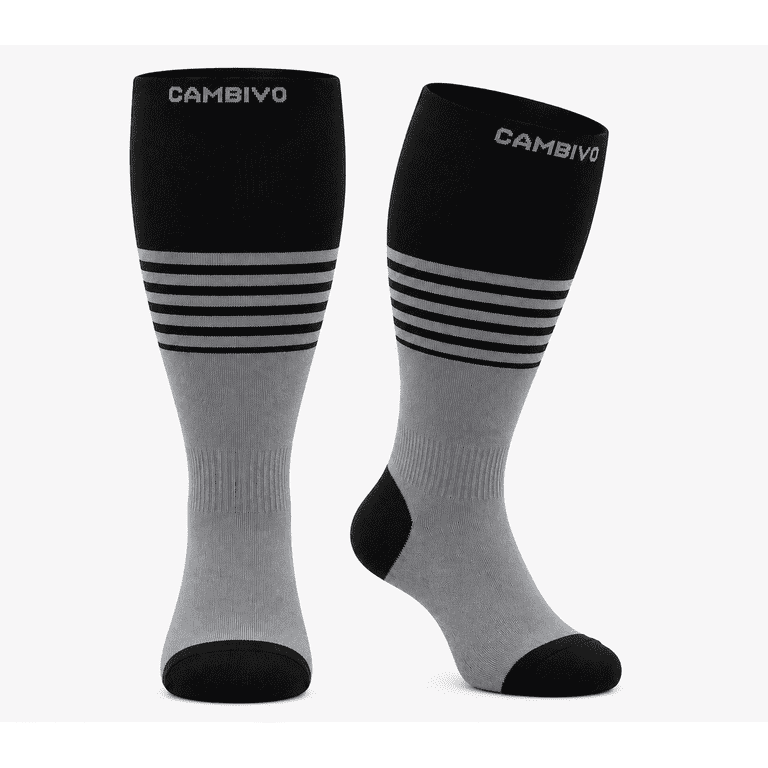 Cambivo Plus Size Compression Socks 2XL-4XL, 15-20 mmHg photo 1