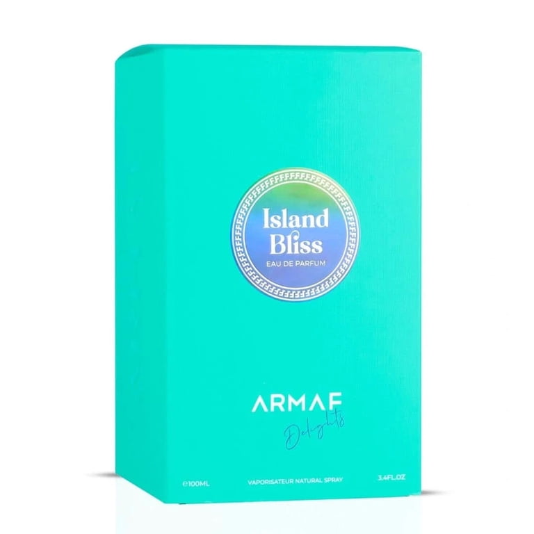 Armaf Men's Island Bliss EDP Spray 3.4 oz, Floral Fruity Gourmand