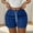 Blue, variant on Bzhegqhd Women's Fashion Solid Color Shorts with Elastic Waistband Drawstring for Casual Wear