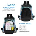 thumbnail image 6 of FORMRS Women's Travel Backpack Purse Anti-Theft Hidden Pockets Casual Shoulder Bag, Purple Seaside, 6 of 7