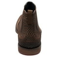 thumbnail image 2 of STACY ADAMS Mens Brown Textured Arch Support Pull Tab Goring Cushioned Removable Insole Kayden Round Toe Block Heel Leather Chelsea 9 M, 2 of 4