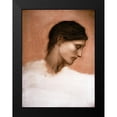 thumbnail image 2 of Burne-Jones, Sir Edward 11x14 Black Modern Framed Museum Art Print Titled - Study of a Girls Head, 2 of 5