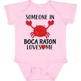 thumbnail image 3 of Inktastic Someone in Boca Raton Loves Me Boys or Girls Baby Bodysuit, 3 of 5