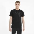 thumbnail image 3 of Men's Puma 589328T Tall Man Performance T-Shirt (Puma Black/Puma White MT), 3 of 5
