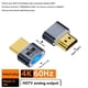 thumbnail image 4 of 2X Adaptador de Pantalla Sin Pantalla para HDTV Virtual 4K Compatible con Resolución Máxima de 1080P A 60 Hz/120 Hz 4K A 60 Hz, 4 of 5