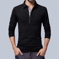 thumbnail image 2 of Fashion Plus Size Long Sleeve Shirts for Mens Lapel Button Striped Loose Casual d Shirt Clearance Under 5$!, 2 of 6