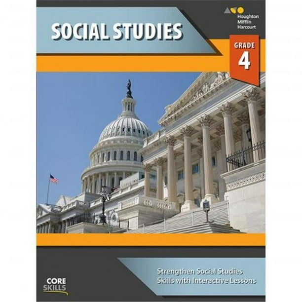 Houghton Mifflin Harcourt SV-9780544267626 Compétences de Base Études Sociales Grade 4