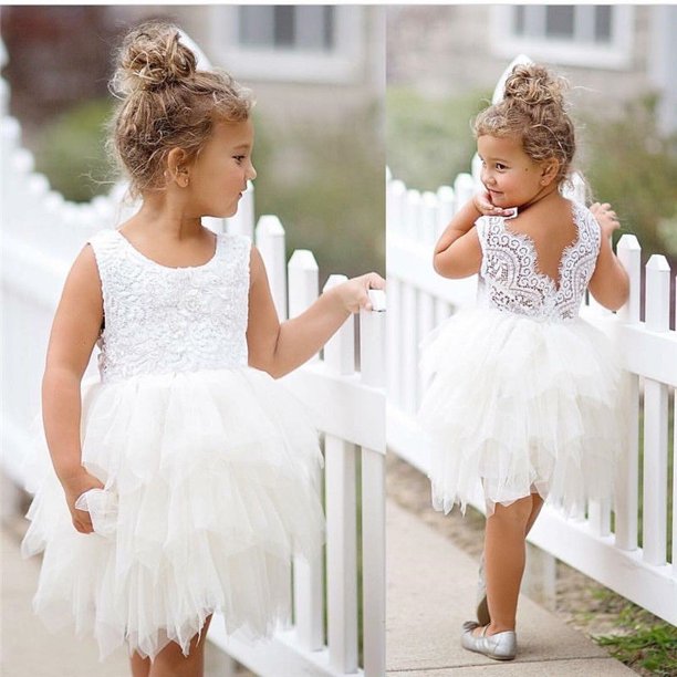 Little girl 2024 bridesmaid dress