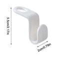 thumbnail image 3 of Kids Hangers Plastic Home Hanger Connection Hook Plastic Stackable Link Buckle Hook 10Pc, 3 of 9