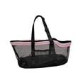 thumbnail image 3 of Bolsa transportadora para mascotas, perrera con correa ajustable, bolso transpirable, bolso para perros para exteriores, gatitos, animales pequeños, Rosa, 3 of 10
